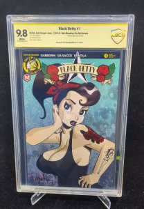 Black Betty #1 - Signed Dan Mendoza / Pin-Up Variant - CBCS 9.8 - 2018