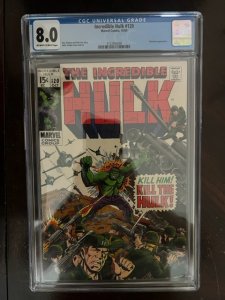 The Incredible Hulk #120 (1969) - CGC 8.0!