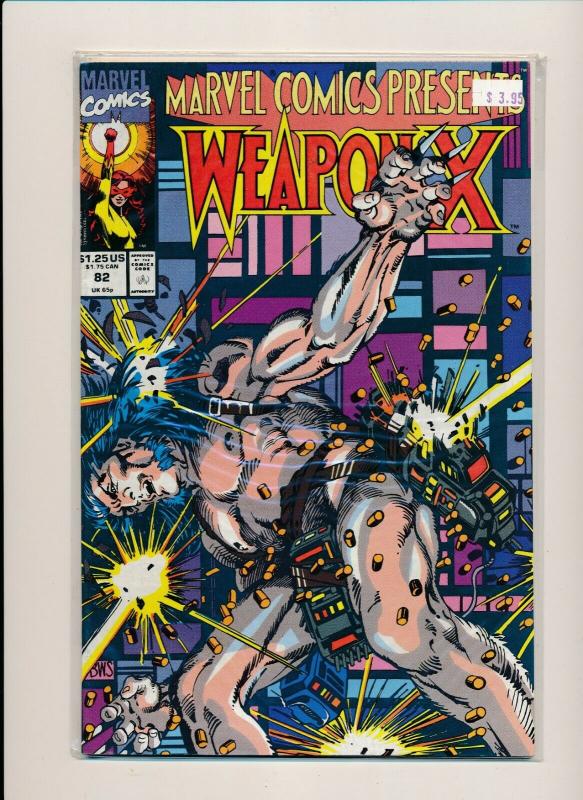 Marvel Comics WEAPON X #82 1991 FINE/VERY FINE (PF600) 