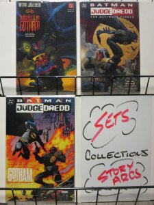 BATMAN JUDGE DREDD ONE-SHOT SET  OF ALL 3 ONE-SHOTS COMICS BOOK