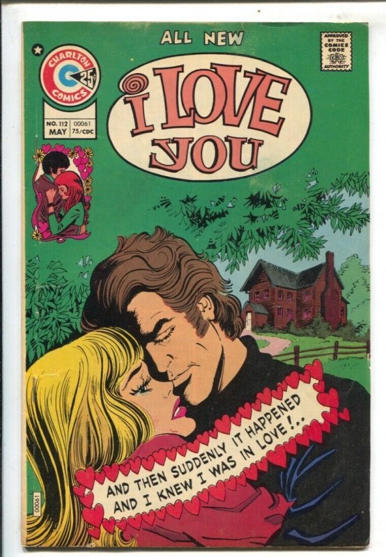 I Love You #112 1975-Charlton-25¢ cover price-gambling splash panel-VG