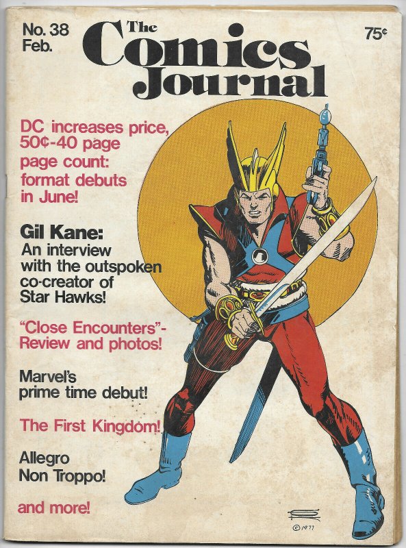 Comics Journal #38 February 1977 Interview With Gil Kane EB192