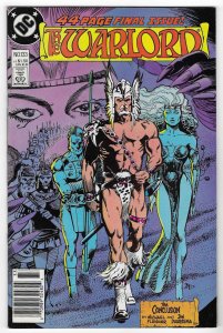 Warlord #133 Newsstand Edition (1989)