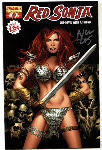 RED SONJA #0--2005--SIGNED--Michael Avon Oeming--comic book