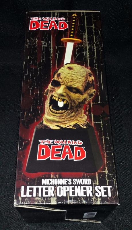 Walking Dead Michonne's Sword Zombie Letter Opener Set - New!