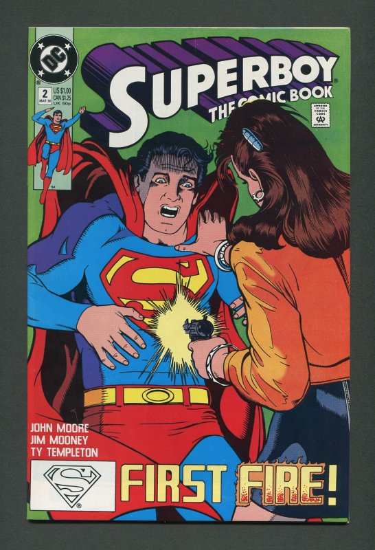 Superboy #2 (2nd Series) / 9.4 NM   March 1990