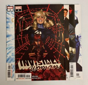 Invisible Woman #1-5 Set (Marvel 2019) 1 2 3 4 5 Mark Waid (9.2+) 