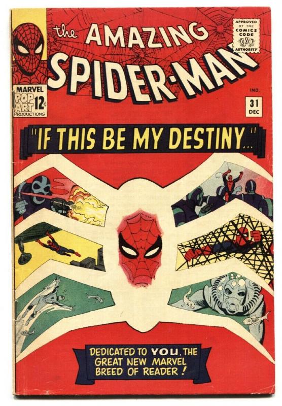 AMAZING SPIDER-MAN #31 1st Gwen Stacy SILVER-AGE FN