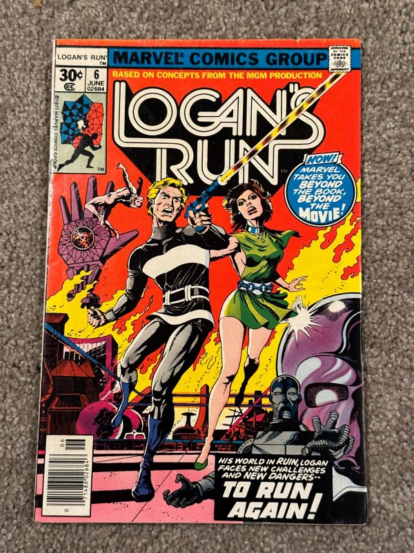 Logan's Run #6 (1977) Thanos backup story AC