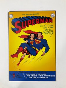 Superman 57 Cover Wood Wall Art plaque 13x19 Corner Ding 2015 DC Comics