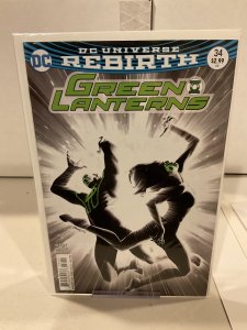 Green Lanterns #34  9.0 (our highest grade)  Brandon Peterson Variant!