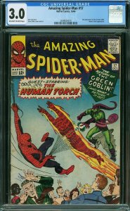 The Amazing Spider-Man #17 Green Goblin Human Torch Lee Ditko