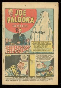 JOE PALOOKA #117 1960-HARVEY COMICS-RED PLOT-BLACK CAT FR