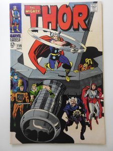Thor #156 (1968) Hammer and The Holocaust! Beautiful VF Condition!