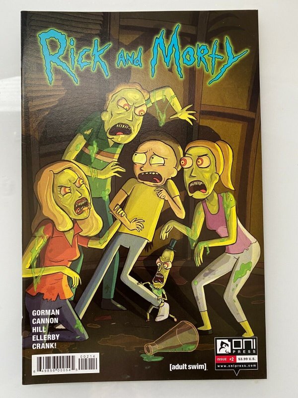 Rick and Morty #2 4th Print Variant Oni Press Zac Gorman  Quick Reputable Seller