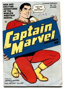 CAPTAIN MARVEL ADVENTURES  #125 comic book 1951-FAWCETT-SIVANA