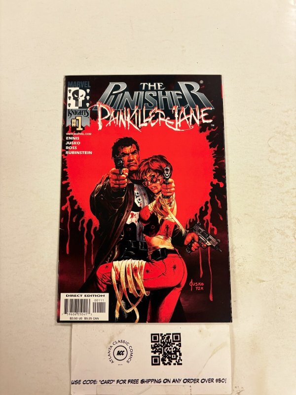 Punisher Painkiller Jane #1 NM Marvel Comic Books Ennis Justko 17 HH75
