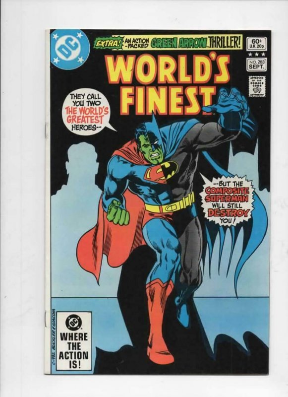 WORLD'S FINEST #283, VF, Batman, Superman, Green Arrow, 1941 1982, more in store