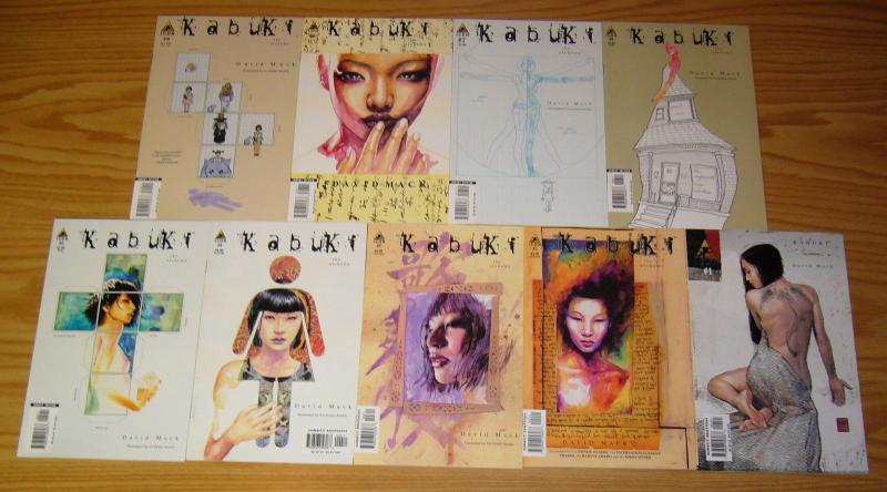 Kabuki: the Alchemy #1-9 VF/NM complete series - david mack - icon comics set