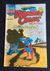 AUSTRALIAN WONDER COMIC MONTHLY Planet Comics #107 GD+ 2.5 Batman & Superman