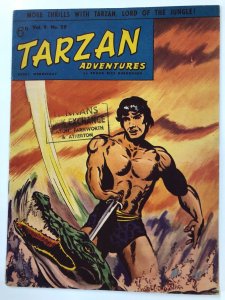TARZAN ADVENTURES V 9#29  (1959)black & white daily strip reprints FINE- Celardo