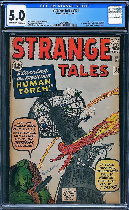 Strange Tales #101 (Marvel, 1962) CGC 5.0