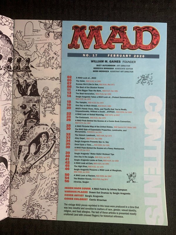 2021 MAD Magazine #17 VF 8.0 Sergio Aragones / Alfred E Neuman