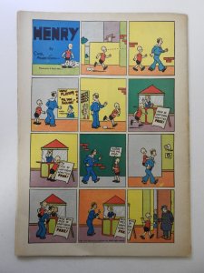 King Comics #134 VG+ Condition 1/2 in spine split, stamp fc