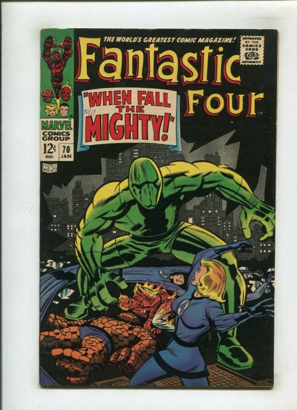 FANTASTIC FOUR #70 (6.5/7.0) HIGH GLOSS, ORIGINAL OWNER COLLECTION!! 1967