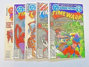 Time Warp set #1 to #5 - see pics - 7.0 to 8.0 - 1979 to 1980