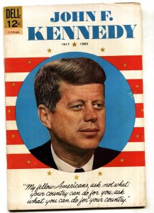 JOHN F. KENNEDY--DELL COMIC--PHOTO COVER--3rd Print--RARE