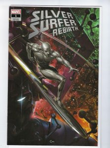 Silver Surfer Rebirth #1 Clayton Crain Trade Dress Exclusive (2022) Clean {NM}