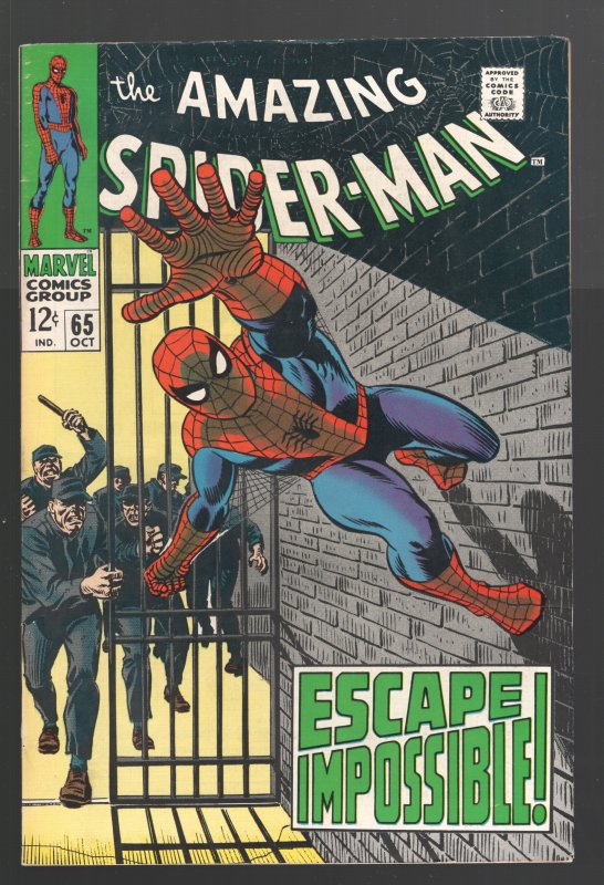 AMAZING SPIDER-MAN 65 VF-7.5  PRISON BREAK; (LOUISIANA COLLECTION)