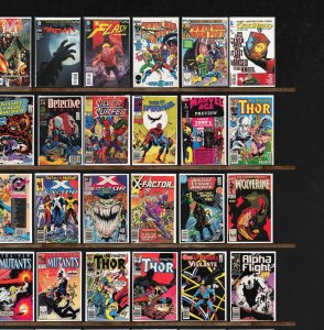 Huge Lot 150+ Comics with X-Factor, Detective Comics & More!