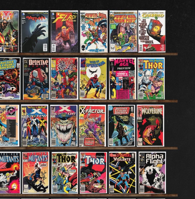 Huge Lot 150+ Comics with X-Factor, Detective Comics & More!