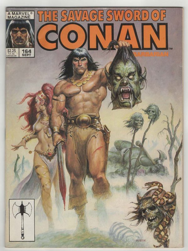 The Savage Sword of Conan #164 Chuck Dixon Ernie Chan Matthew Jorgensen FN+