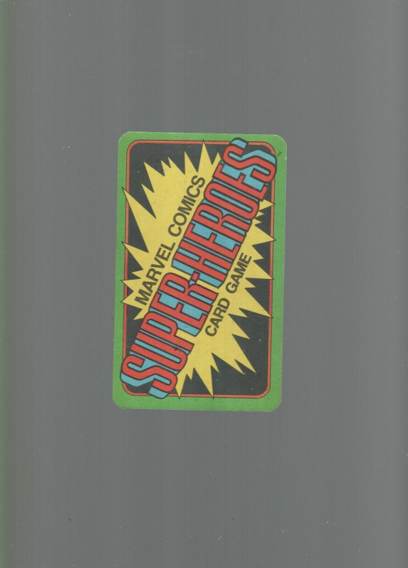 1978 Marvel Comics Super- Heroes Card Game-Silver Surfer
