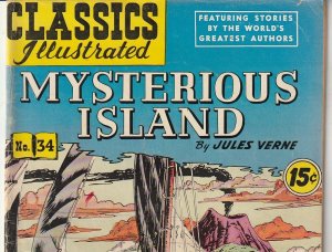 Classics Illustrated #34 (1947)  Jules Verne's MYSTERIOUS ISLAND