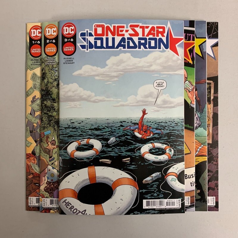 One-Star Squadron #1-6 Set (DC 2021) 1 2 3 4 5 6 Mark Russell (8.5+) 