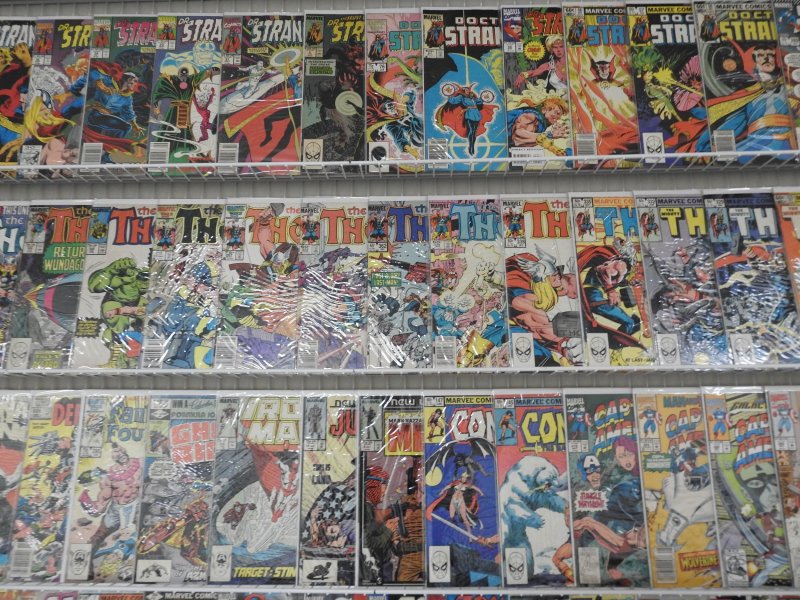 Huge Lot 130+ Comics W/ Avengers, Thor, Daredevil+ Avg Fine Condition!