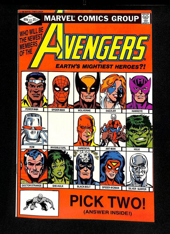 Avengers #221 She-Hulk joins the Avengers!