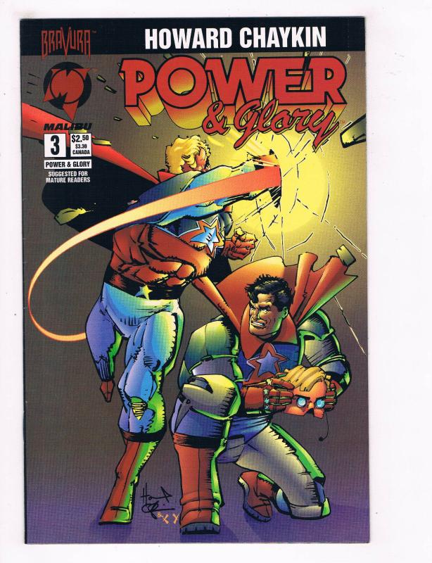 Power & Glory #3 NM Bravura Malibu Comics Comic Book Chaykin 1994 DE28