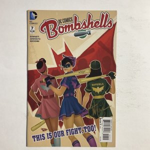 DC Comics Bombshells 7 2016 Signed by Ant Lucia DC Comics NM near mint