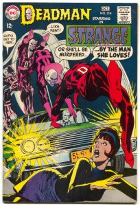 STRANGE ADVENTURES #214 1968-DC COMICS-DEADMAN-neal adams VF