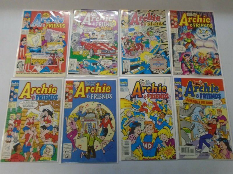 Archie and Friends set 19 different issues from #1-34 8.0 VF (1991-99)