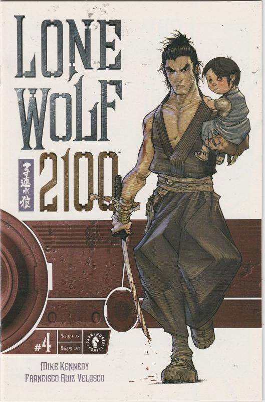 4 Lone Wolf 2100 Dark Horse Comic Books # 1 2 3 4 Mike Kennedy Velasco KS1