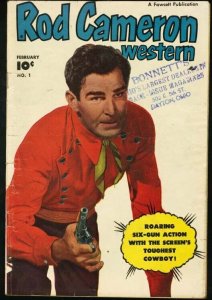 Rod Cameron Western--#1--1950--COMIC BOOK--Fawcett--VG