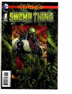 5 New 52 Future's End DC Comics 1 NM Flash Swamp Thing Booster Gold Birds + J224