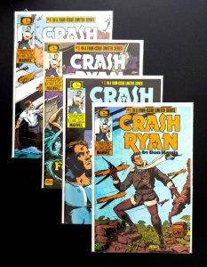 Crash Ryan #1-4 Mini Series (1984) Complete Set - Aerial Adventure Classic - NM!