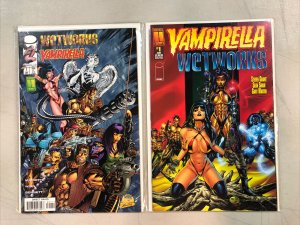 Vampirella Wetworks (1997) 2 One-Shots (VF+/NM) Complete Set Harris Image